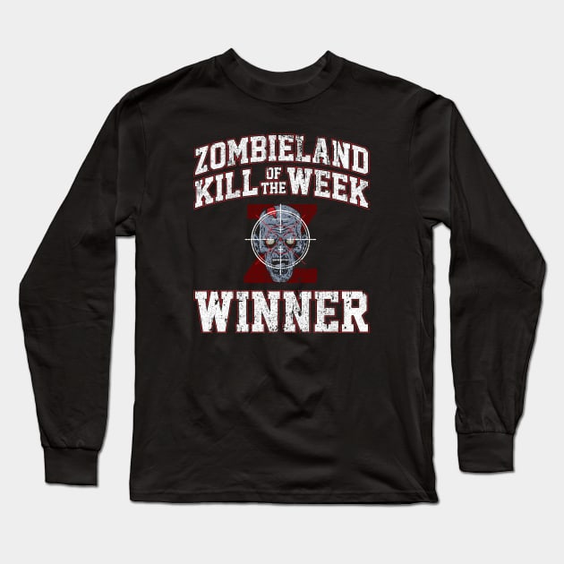 Zombieland Kill of the Week Winner Long Sleeve T-Shirt by huckblade